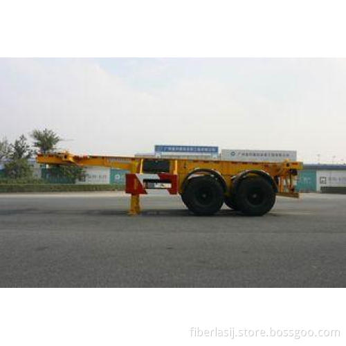 Skeletal ISO Tank Container Semi Trailer Chasis 2 Axles 20